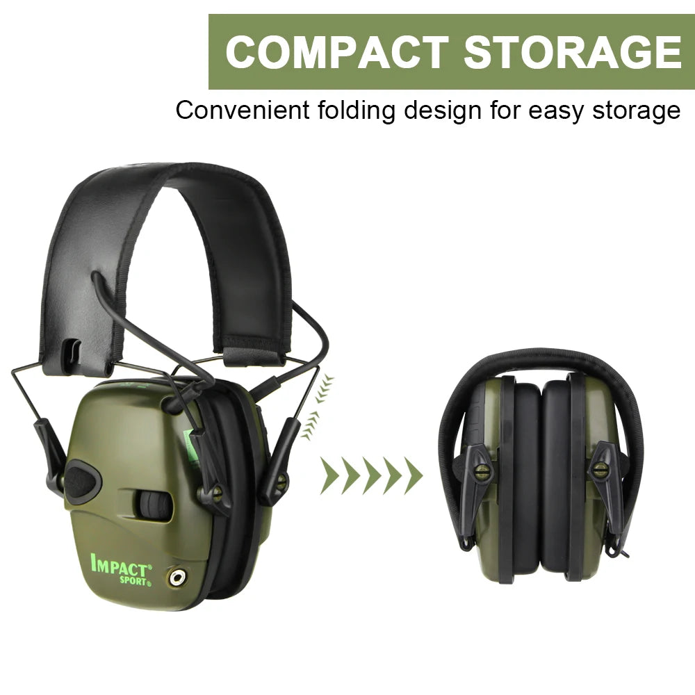 Tactical Noise-Canceling Shooting Earmuffs