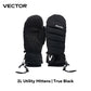 VECTOR Half-Detachable Inner Five-Finger Ski Gloves