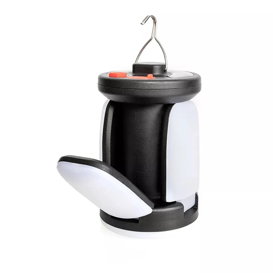 High Power Solar LED Camping Lantern Rechargeable 4500mAh 1000LM Emergency Power Bank