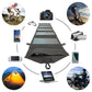 6-Fold 800W Foldable Solar Panel – Portable Solar Charger with USB & DC Output