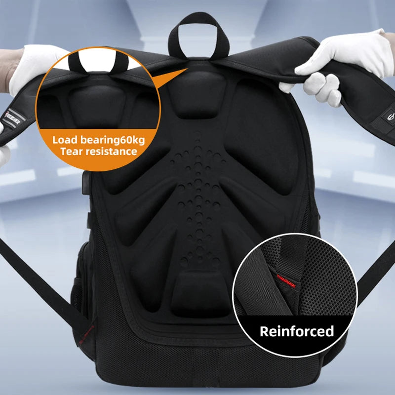 2024 Waterproof Laptop Backpack – 17/20 Inch Airplane Travel & School Bag