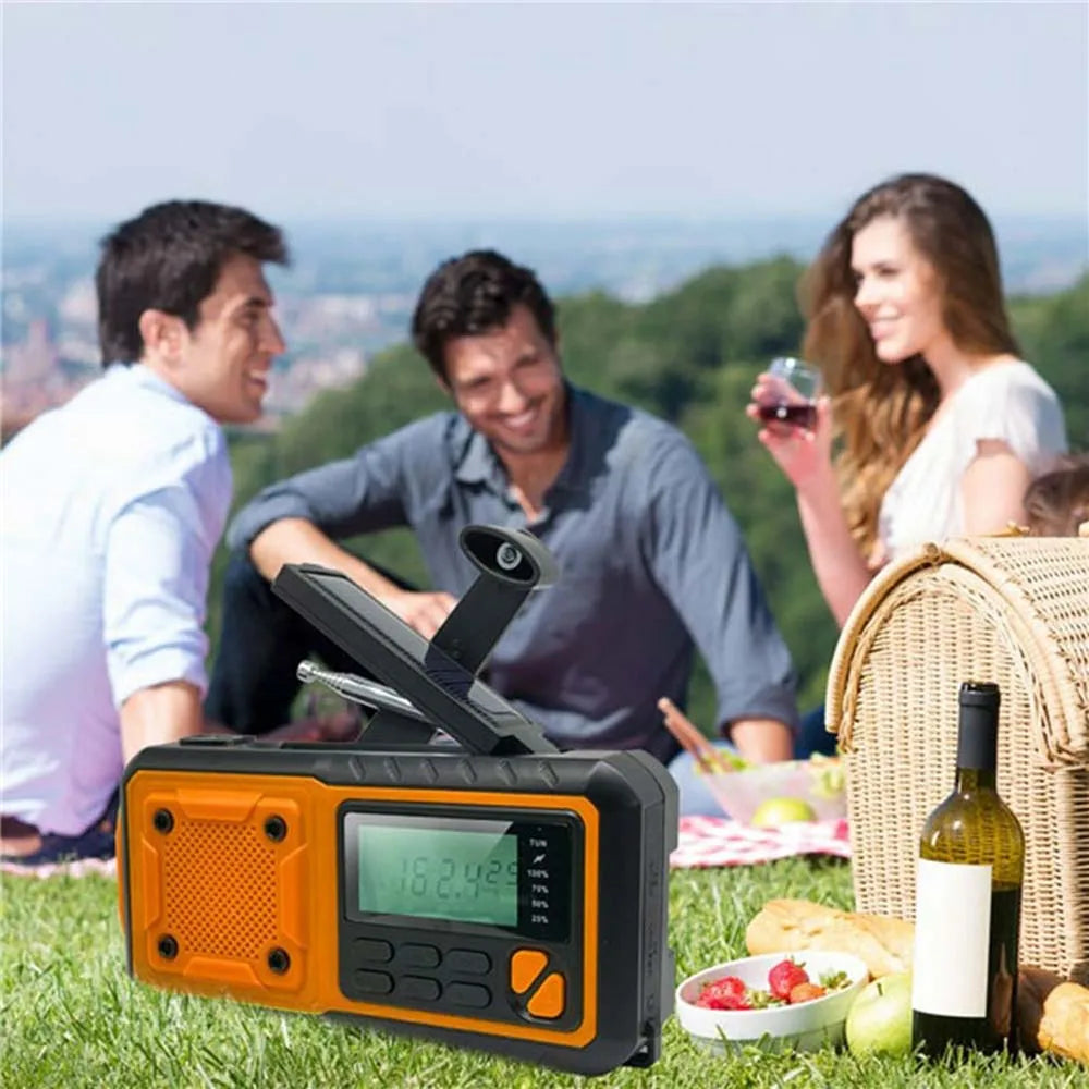 Portable Emergency Solar Power Radio