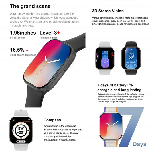2025 New Apple GPS Watch 10 Smart Watch
