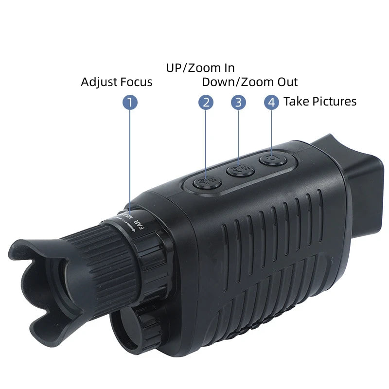 1080P HD Night Vision Monocular with 5X Zoom