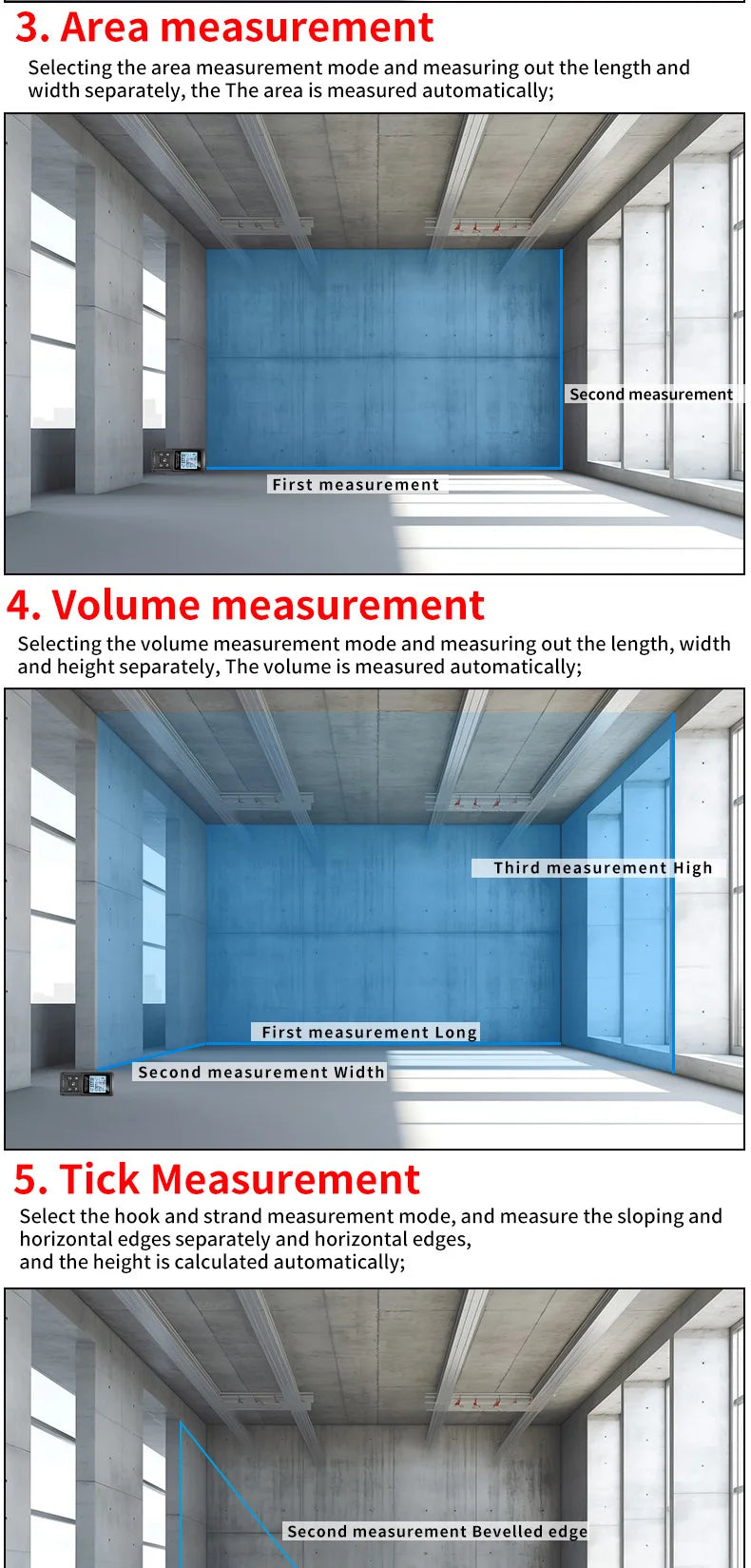 Snakol Laser Distance Meter (40m-120m)