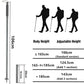 Trekking Pole Multifunctional Aluminum Walking Sticks