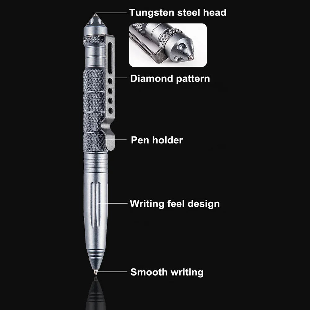 Pen Multifunction Aluminum Alloy Emergency Glass Breaker Pen