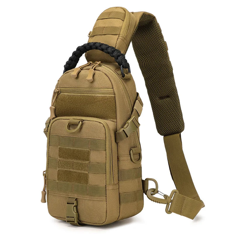Tactical MOLLE Camping Chest Bag – Outdoor Hiking, Fishing, and Cycling Sling Pack