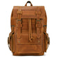 Newsbirds Men's Retro Leather Backpack – Luxury Travel & School Bag