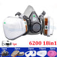 6200 Dust Gas Mask with Anti-Fog Safety Goggles