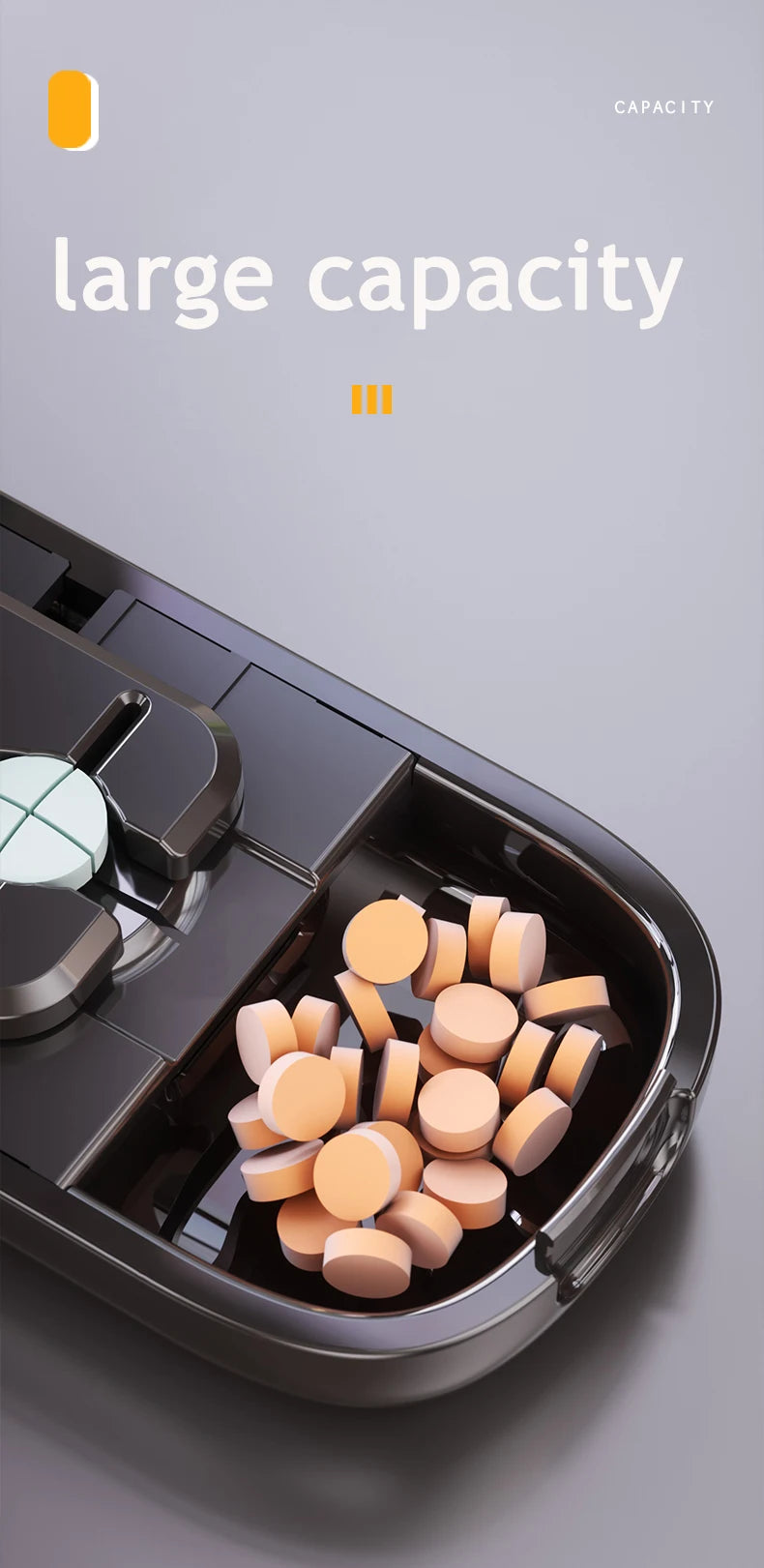 Quartering Pill Cutter Storage Box