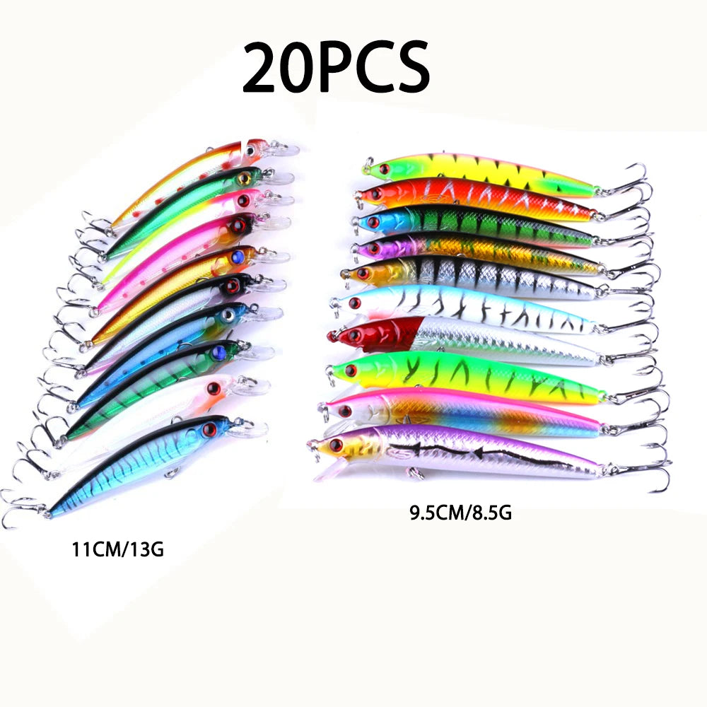 56/43/30/20/10/5Pcs Fishing Lures Kit