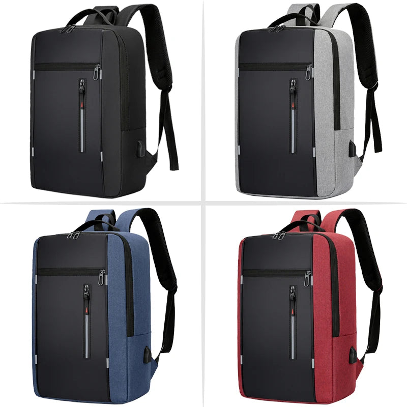 Waterproof Business Laptop Backpack with USB Charging Port