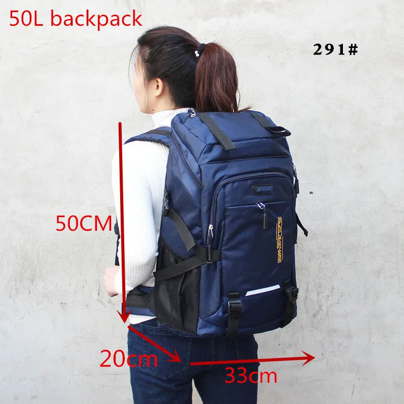 80L/50L Large Capacity Outdoor Hiking & Camping Backpack – Travel Rucksack for Men & Women