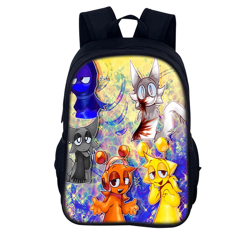 Sprunki Incredibox School Backpack – Stylish Student Bag & Christmas Gift