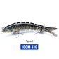 VTAVTA Sinking Jointed Crankbait 8-Segment Swimbait