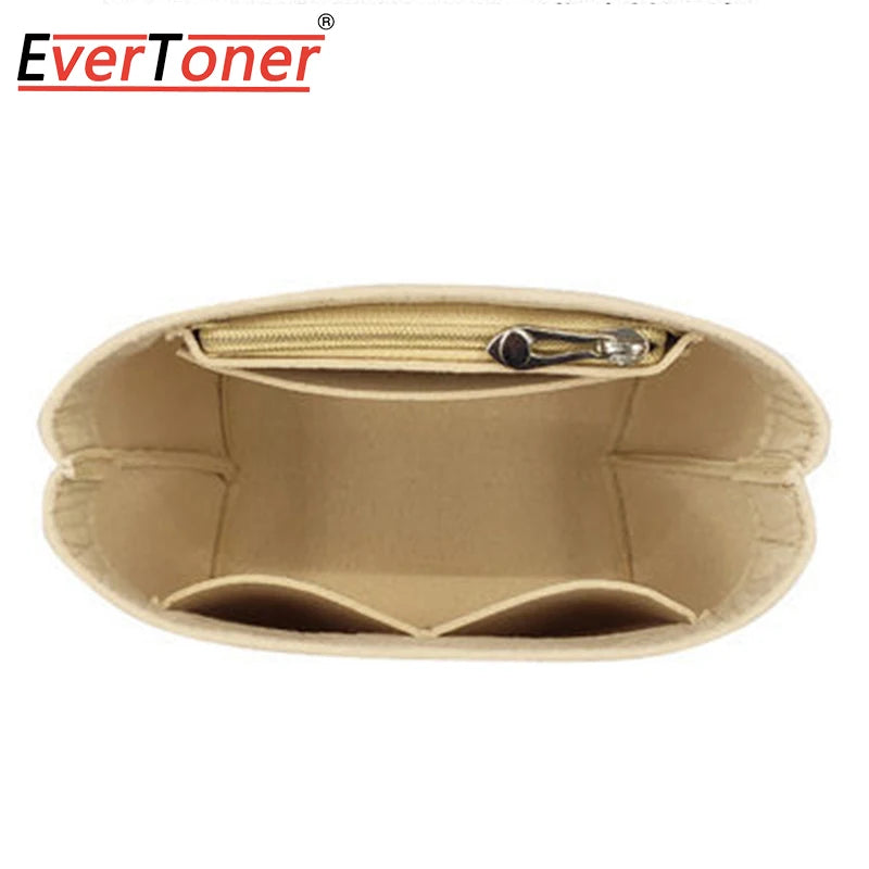 EverToner Felt Bag Organizer for Longchamp LE PLIAGE CUIR Top Handle Bag XS