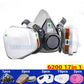 6200 Dust Gas Mask with Anti-Fog Safety Goggles