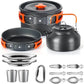 Camping Cookware Set for 2-3 People