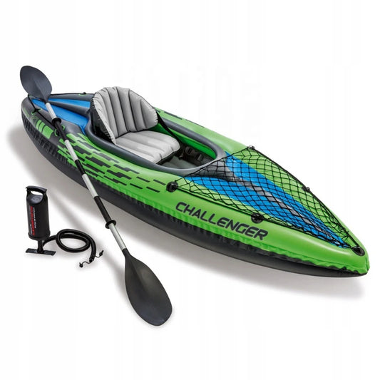 INTEX-68305 Adventure-Ready Inflatable Kayak for Fishing and Water Sports