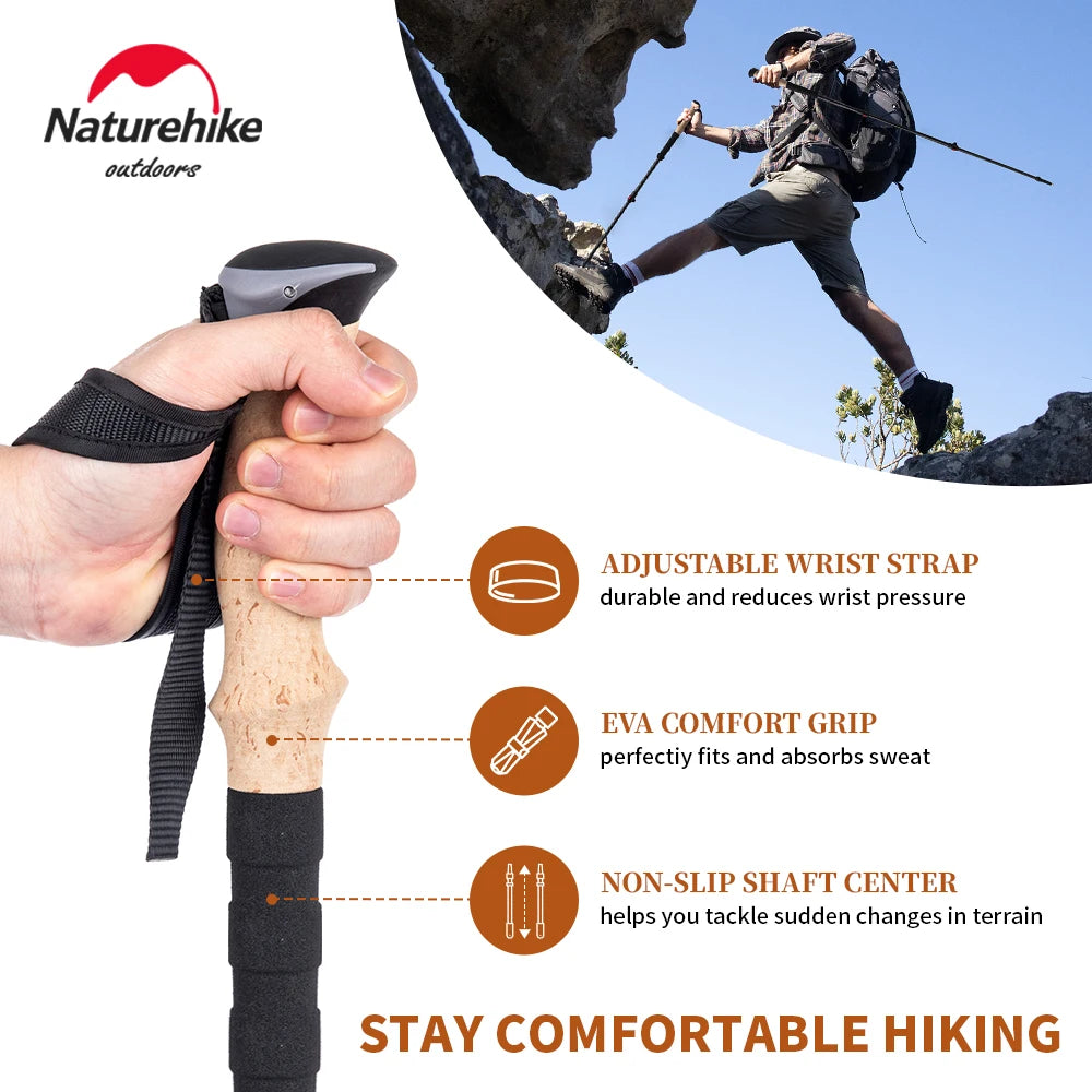 Naturehike Trekking Poles (2pcs) Walking Stick