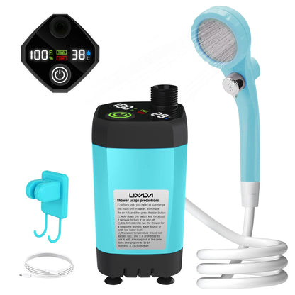 Camping Shower Pump Kit:  Complete Shower Kit