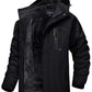 TACVASEN Fleece Lining Mountain Jackets Mens Hiking Jackets