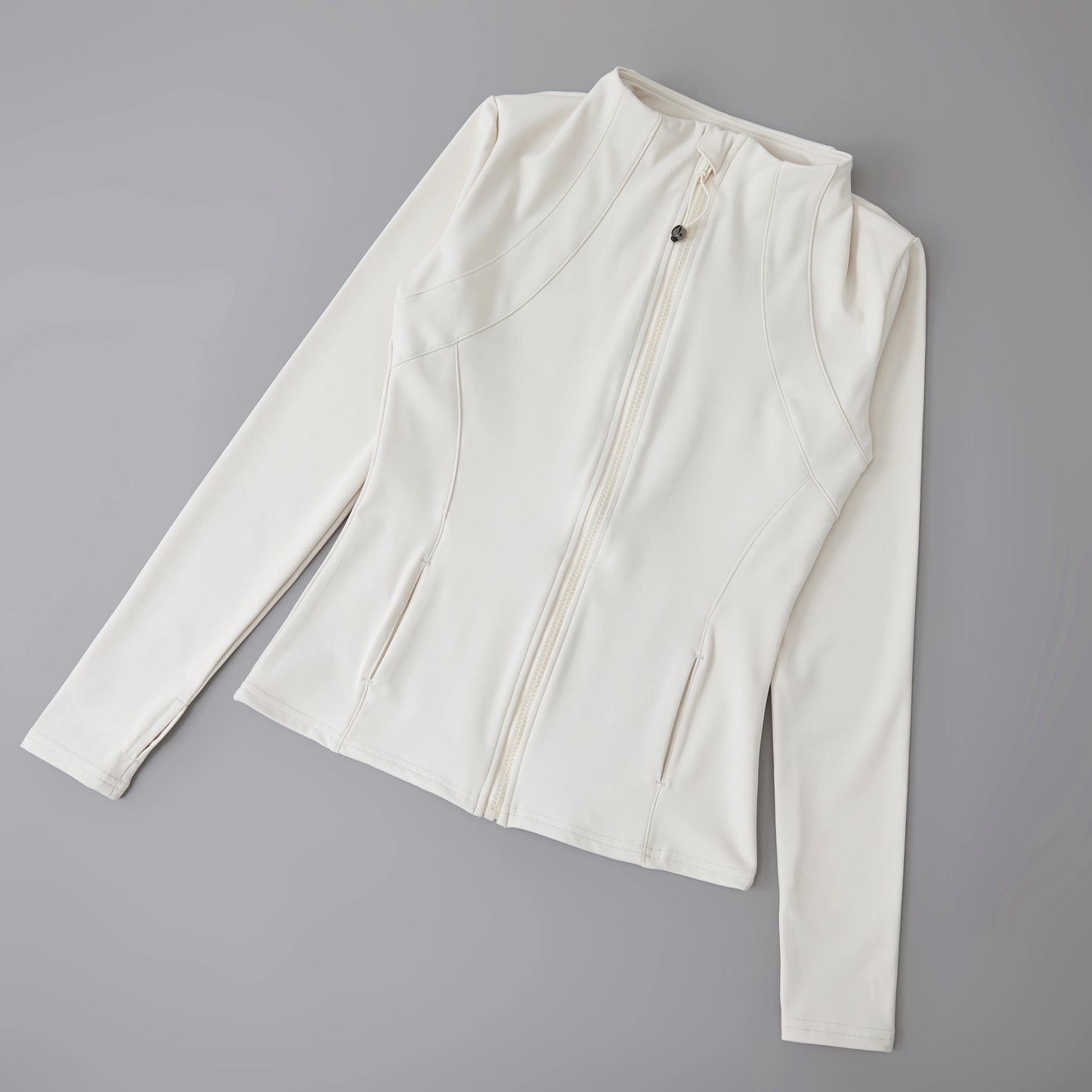 Yoga Wear Ladies Coat Round High Elastic Loose Exercise Yoga Long Sleeve