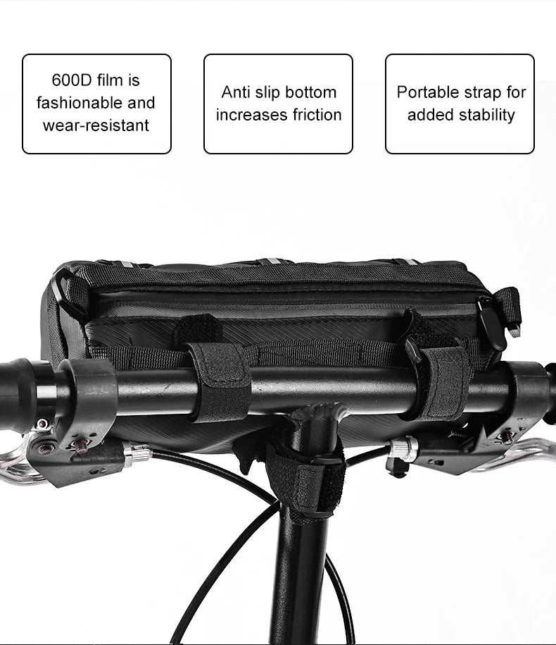 X-TIGER Bike Bag – Portable Handlebar & Frame Tube Bag with Large Capacity