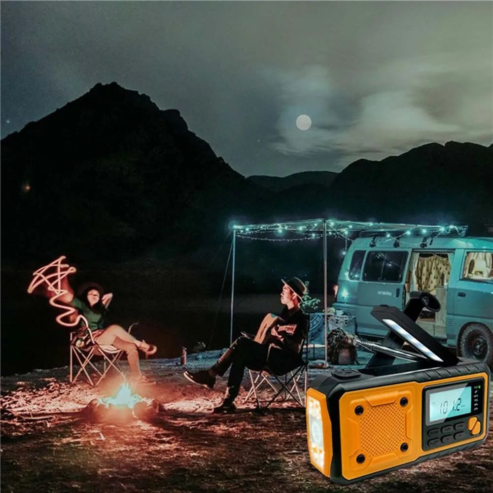 Portable Emergency Solar Power Radio