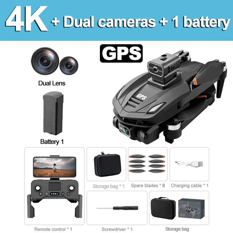 Xiaomi V168 Drone 8K 5G GPS Professional HD Aerial Photography Dual-Camera Drone