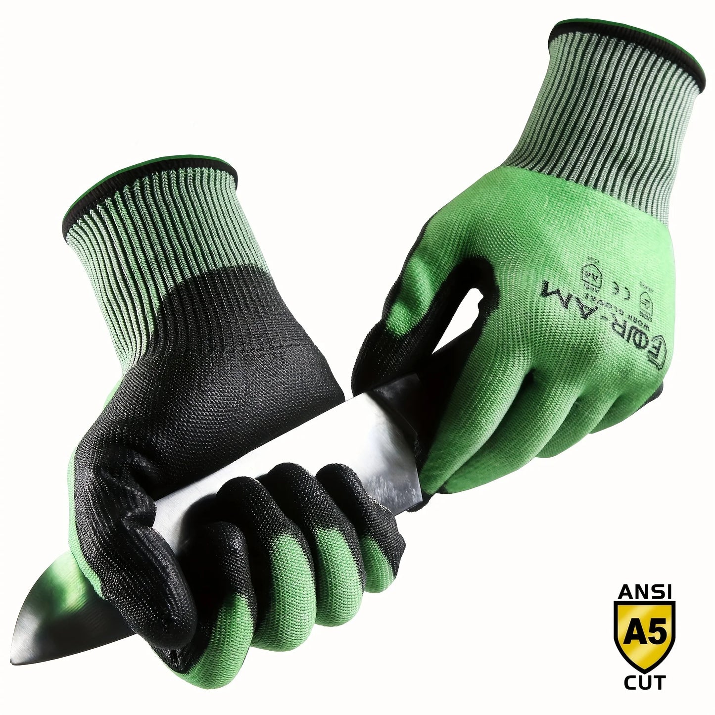 1/3 Pair Level 5 Cut-Resistant Gloves: