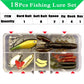 Fishing Lure Kit Soft & Hard Bait Set