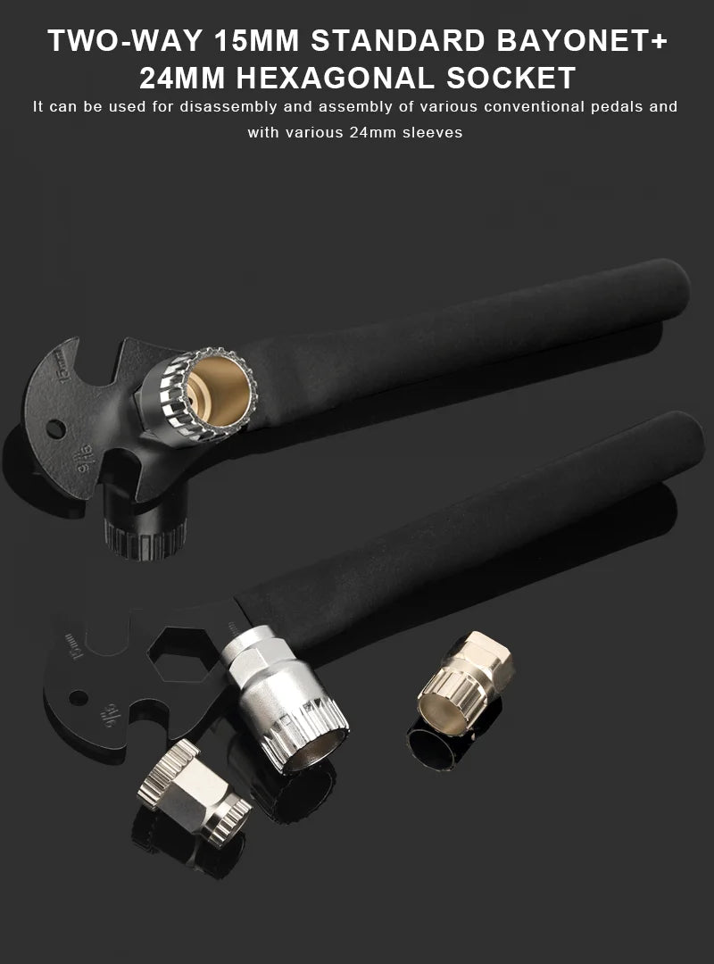 Bicycle Pedal Wrench Extra Long Handle