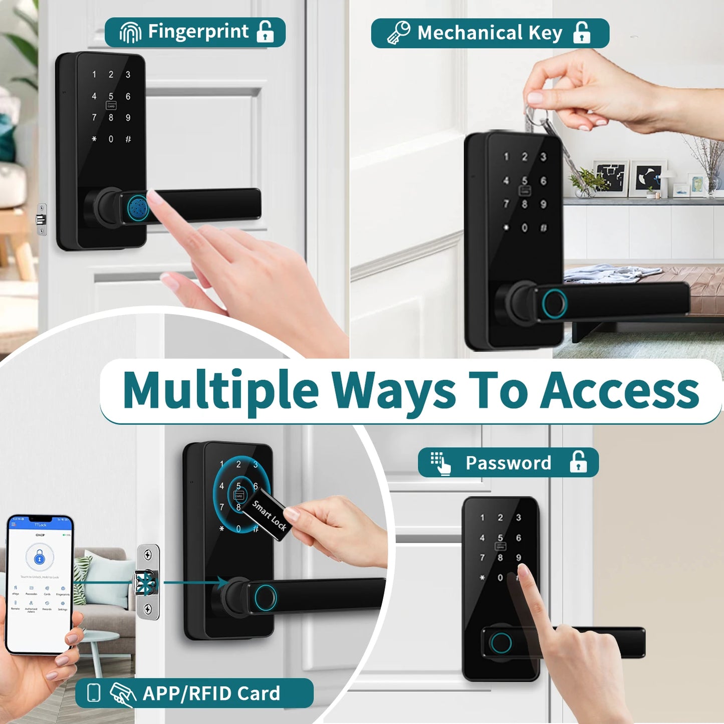 Smart Digital Biometric Door Lock for Bedroom
