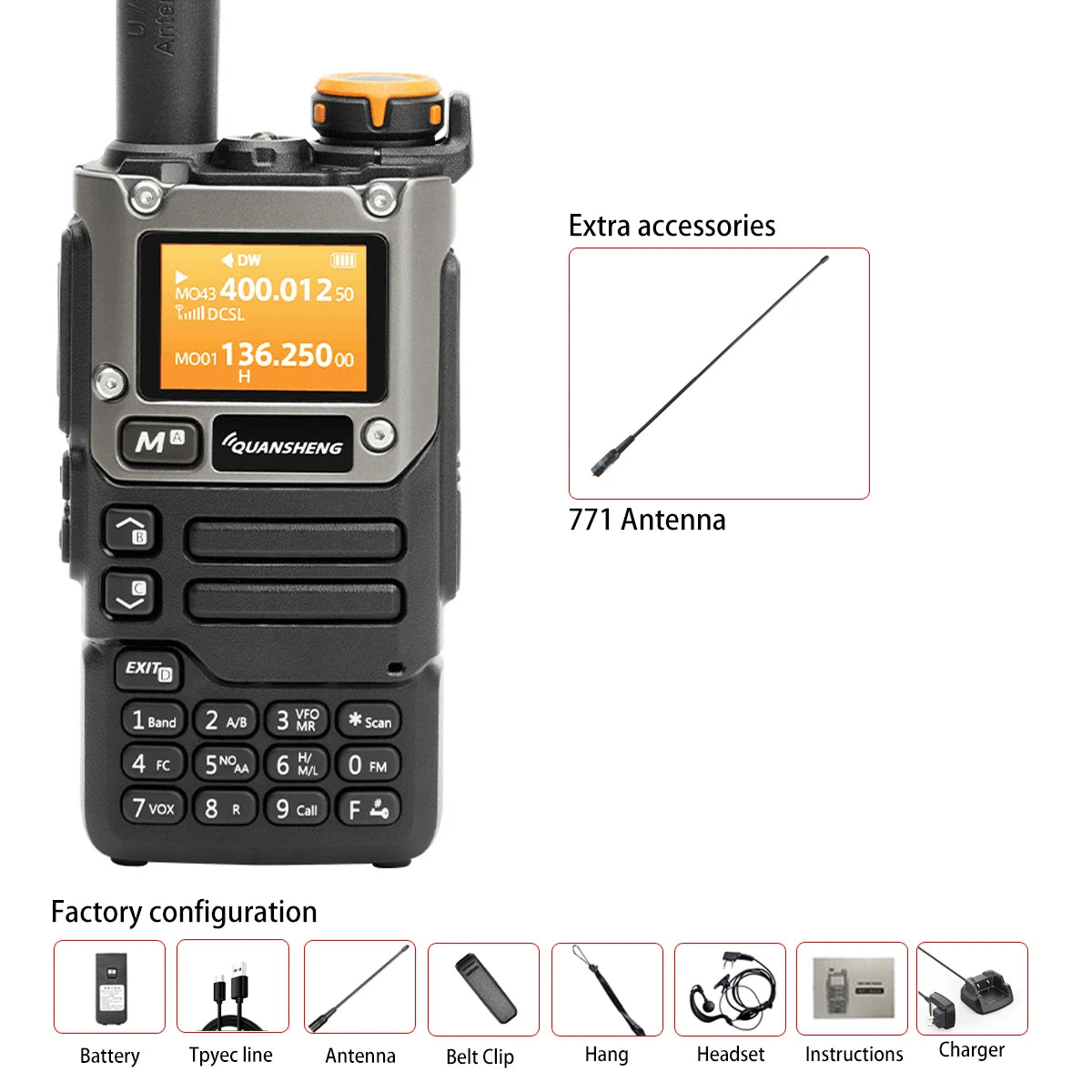Quansheng UV-K6 Walkie Talkie