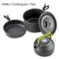 Camping Cookware Set for 2-3 People