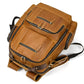 Newsbirds Men's Retro Leather Backpack – Luxury Travel & School Bag