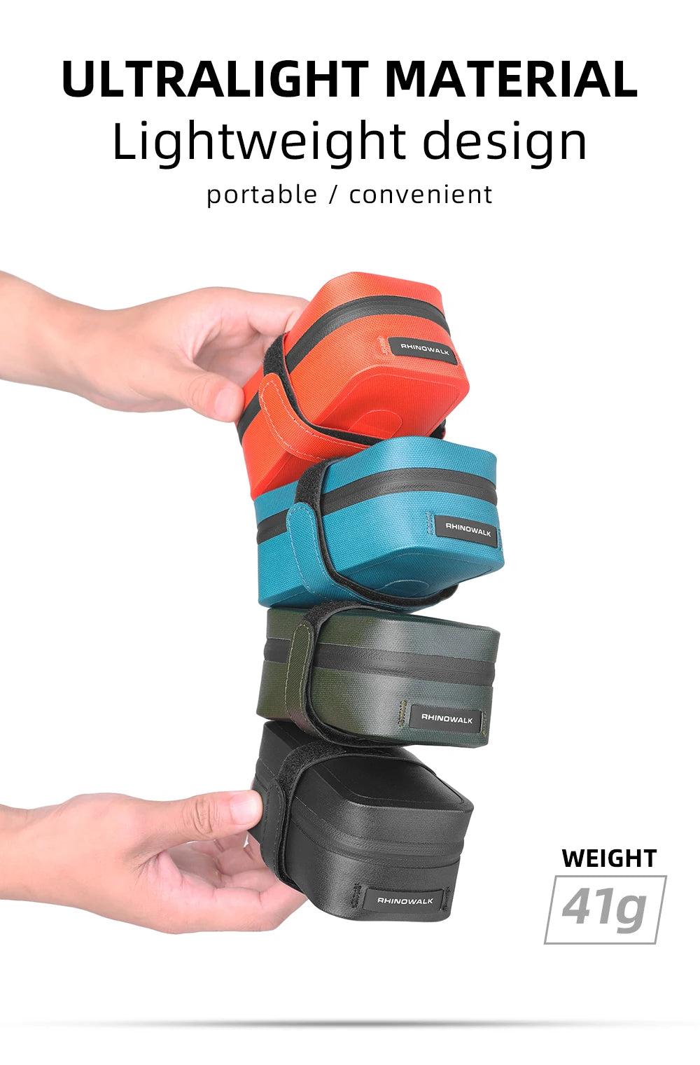Rhinowalk Bicycle Saddle Bag – Waterproof Bike Seatpost Tail Bag