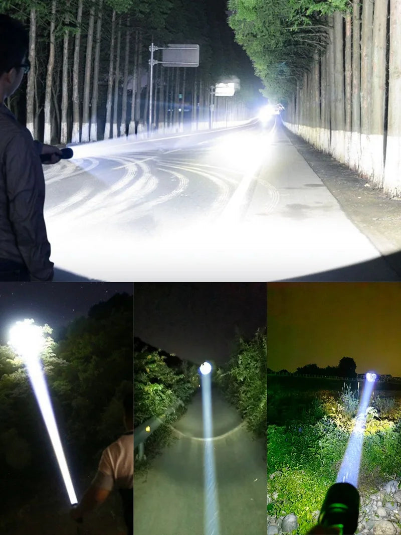 10000mAh High Power LED Flashlight