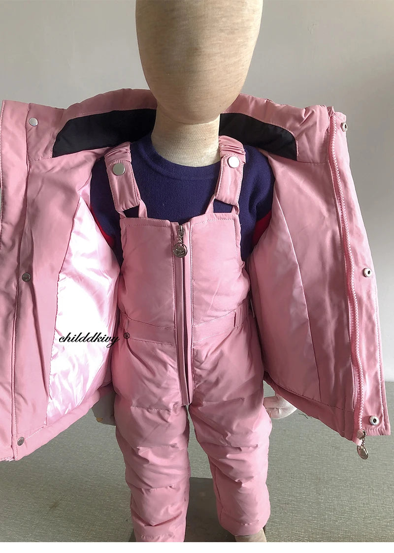 Children Down Suit Winter Warm Jacket