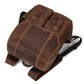 Newsbirds Men's Retro Leather Backpack – Luxury Travel & School Bag