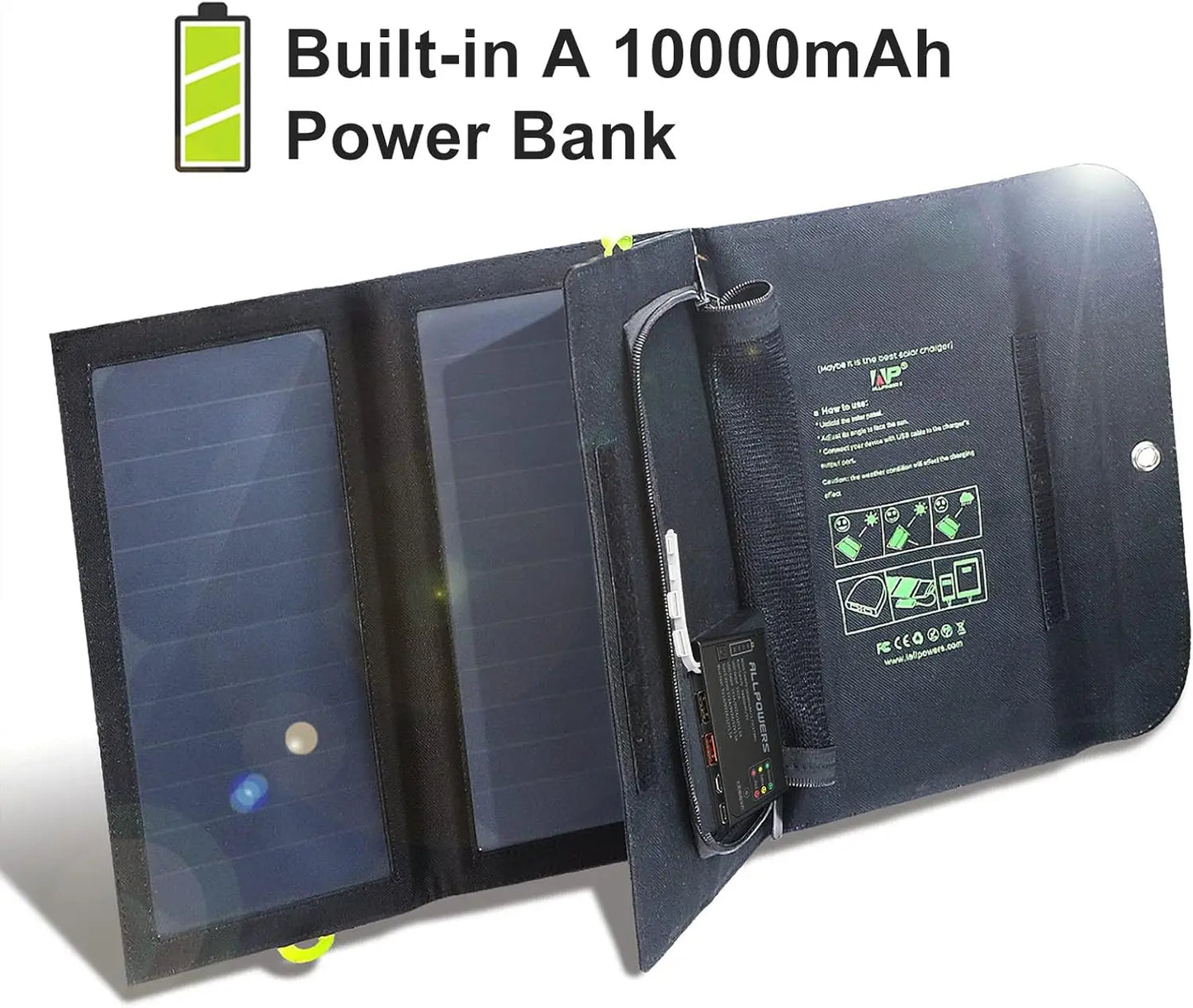 ALLPOWERS Flexible Foldable Solar Panel