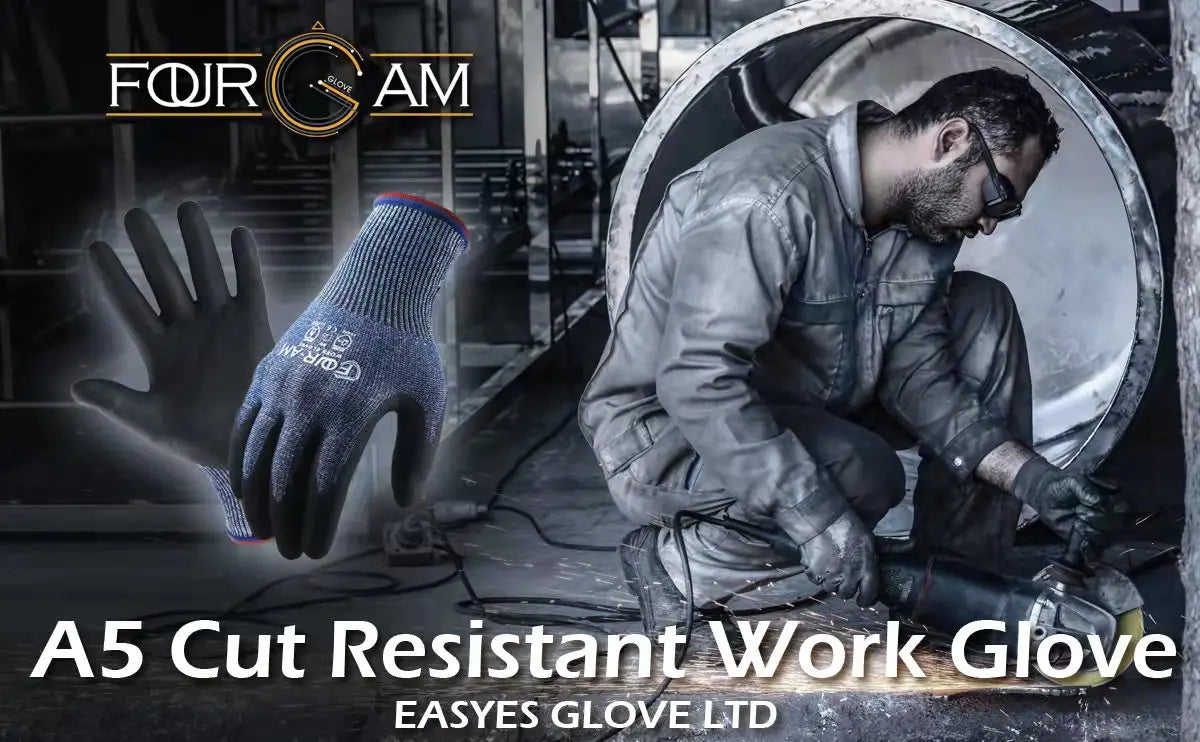1/3 Pair Level 5 Cut-Resistant Gloves:
