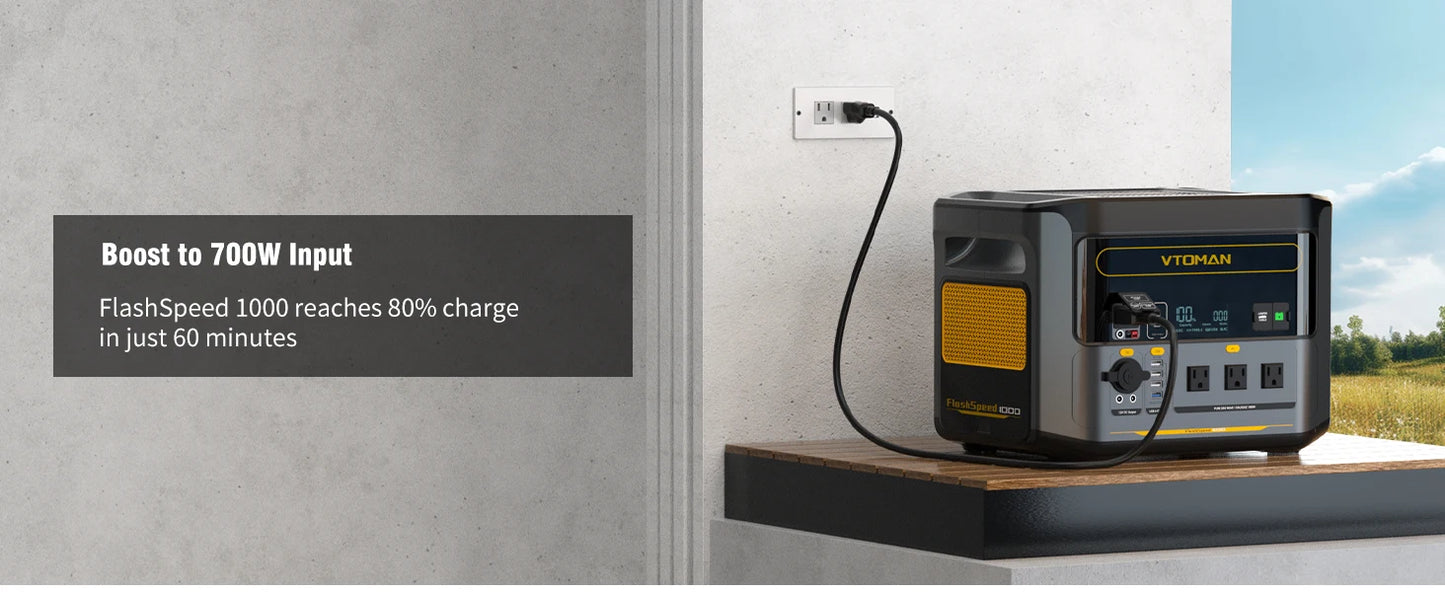 VTOMAN Flash Speed 1000 Portable Power Station