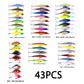 56/43/30/20/10/5Pcs Fishing Lures Kit