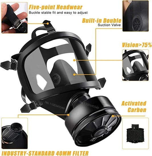 Chemical Respirator Filter Self-Priming Mask MF14/87 Gas Mask
