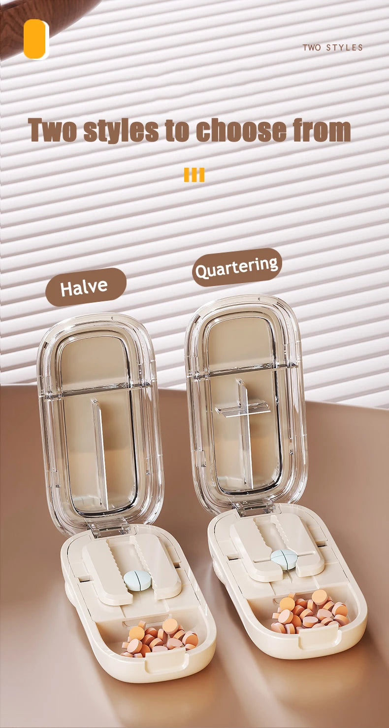 Quartering Pill Cutter Storage Box