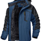 TACVASEN Fleece Lining Mountain Jackets Mens Hiking Jackets