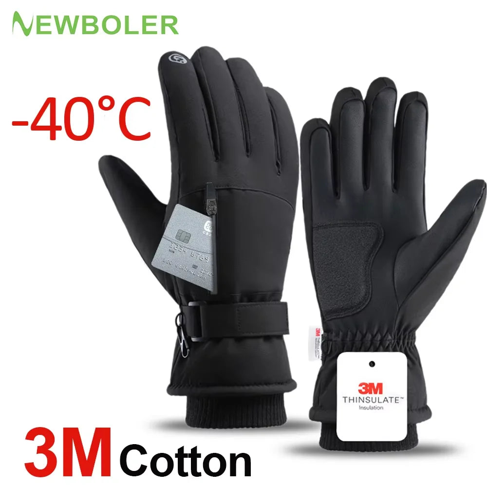 Men Winter Touch Screen Waterproof Gloves